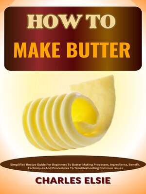 cover image of HOW TO MAKE BUTTER